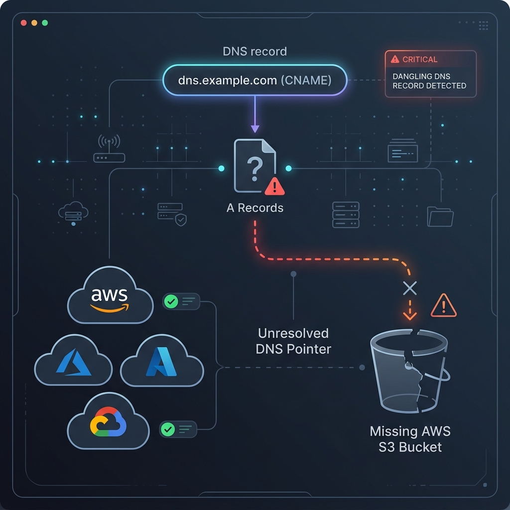 Dangling DNS Takeover Architecture